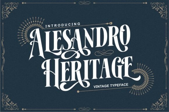 Alesandro: A Timeless Typeface for Bold Design