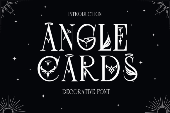 Angel Cards: A Divine Typeface for Mystical Designs