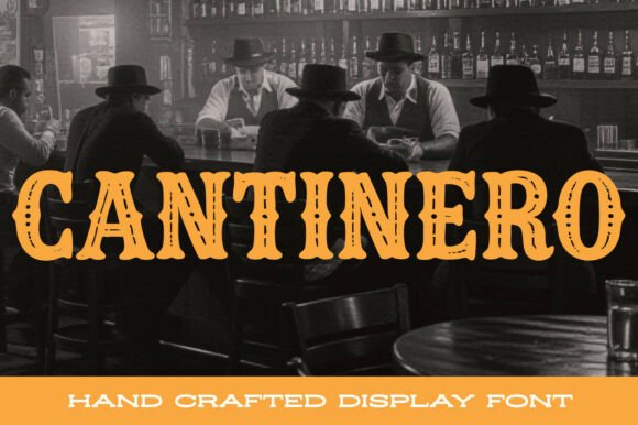 Cantinero: Bold Western Typography with Desert Soul