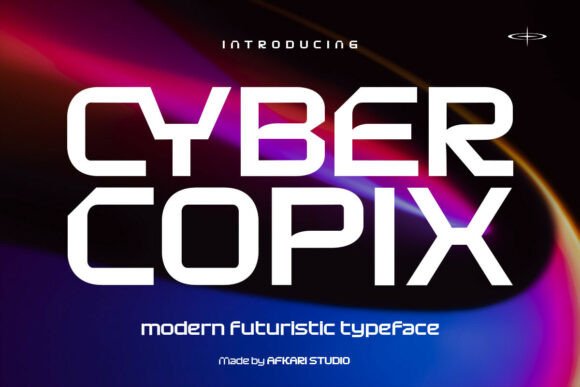 Cyber Copix: Bold Futuristic Font for Digital Creators