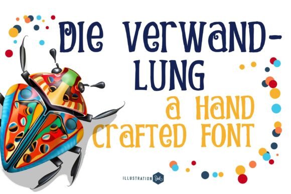 Die Verwandlung: A Whimsical Font for Storytelling