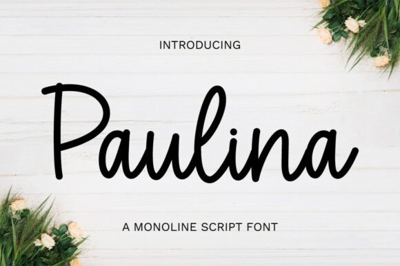 Discover Paulina: A Graceful Script Font for Elegant Designs