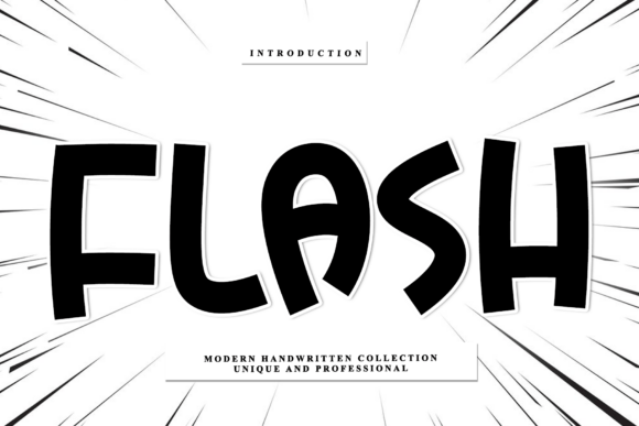 Discover the Artisanal Elegance of the Flash Font