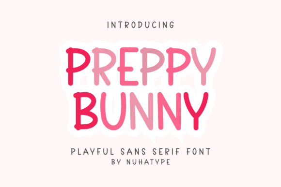Discover the Charm of the Preppy Bunny Typeface
