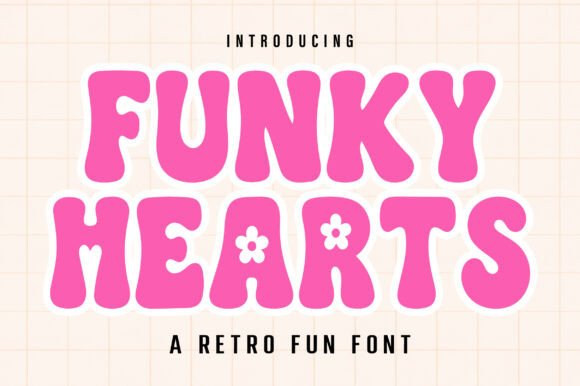 Discover the Playful Charm of Funky Hearts Font