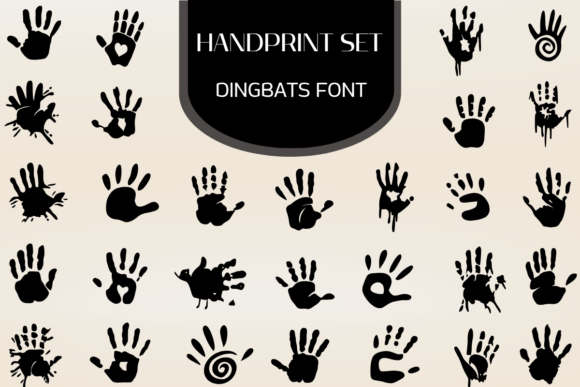 Handprint Set: A Dingbats Font for Raw Expression