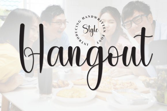 Hangout: Your Friendly Handwritten Display Font