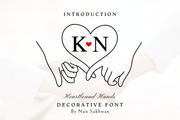 Heartbound Hands: A Font for Your Creative Vision