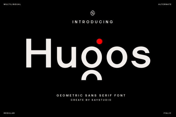 Hugos: A Modern Typeface for Clean Branding