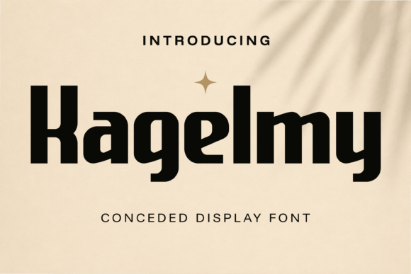Kagelmy: A Bold, Condensed Display Typeface