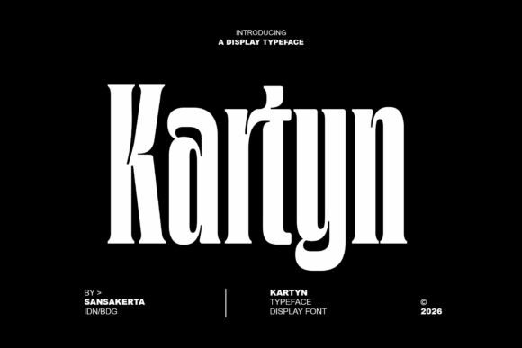 Kartyn: Unleash Dramatic Gothic Cinematic Typography