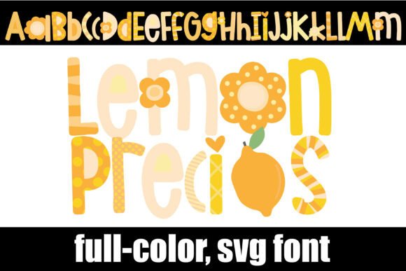 Lemon Precious: A Zestful, Hand-Drawn SVG Font