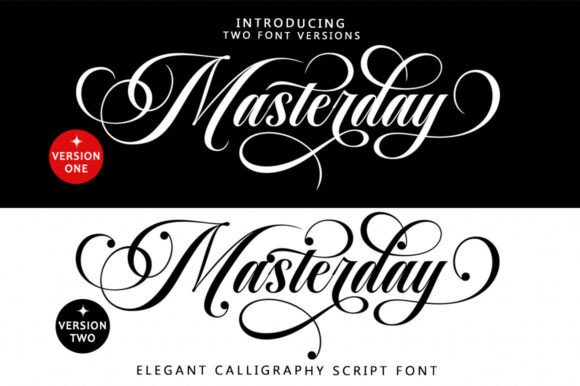 Masterday: An Elegant Script Font for Timeless Design