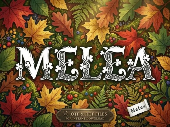 Melea: A Bold Display Typeface for Striking Designs