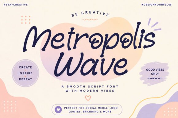 Metropolis Wave: Discover the Modern Handwritten Script Font