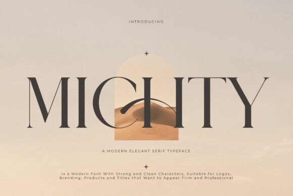 Michty: A Modern Serif Font for Elegant Designs