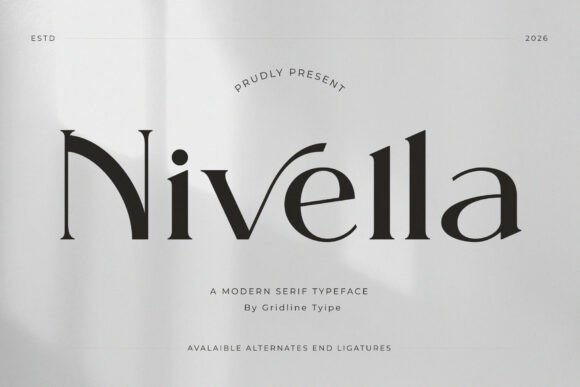 Nivella: The Modern Serif Font for Sophisticated Design