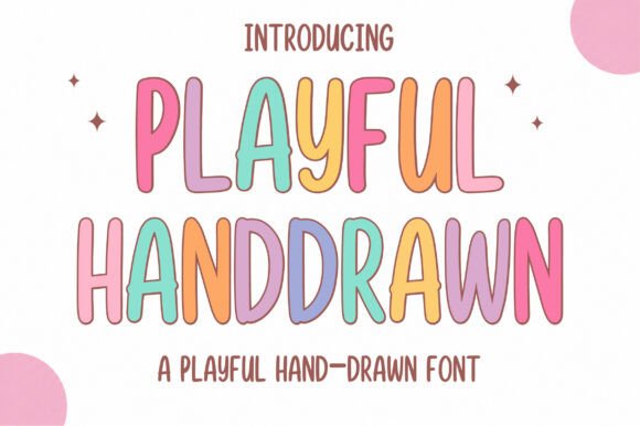 Playful Handdrawn: A Whimsical Font for Creative Projects