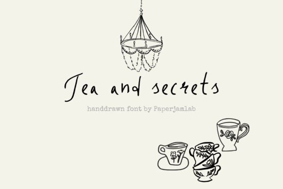 Tea and Secrets: A Font for Whimsical & Authentic Design