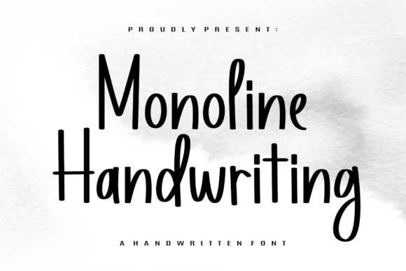 The Effortless Charm of Monoline Handwriting