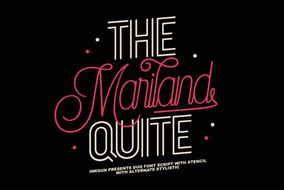 The Mariland Quite: A Creative Duo Font Pairing