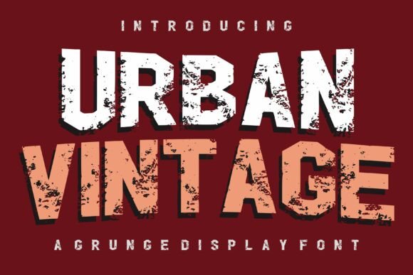 Urban Vintage: A Typeface for Bold, Gritty Design