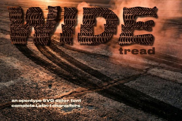Wide Tread: The High-Impact Font for Dynamic Designs