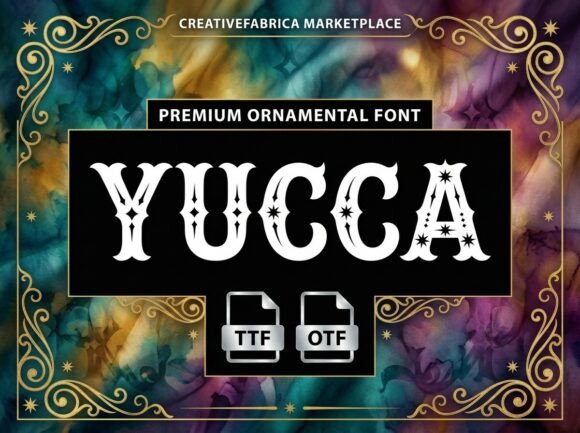 Yucca: Bold Western Typeface for Vintage Design
